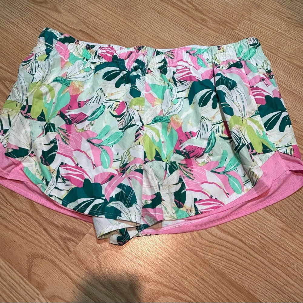 Athletic Works floral athletic shorts XXXL 22